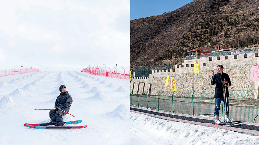 skieurs chine