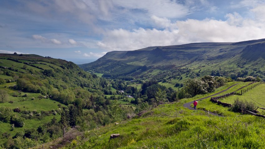 Glens of Antrim en Irelande du Nord