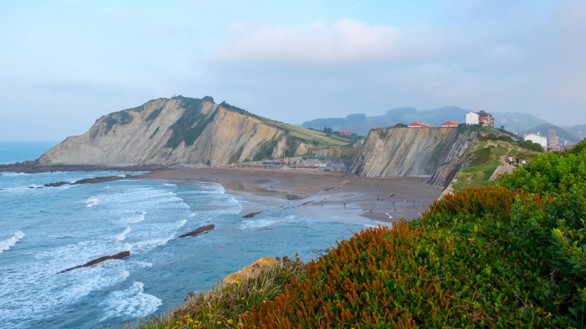 Plage d'Itzurun en Espagne