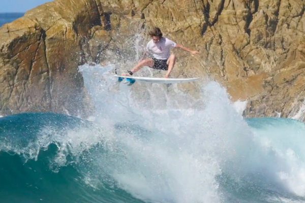 Session de surf de Shane Borland au Mexique, janvier 2019