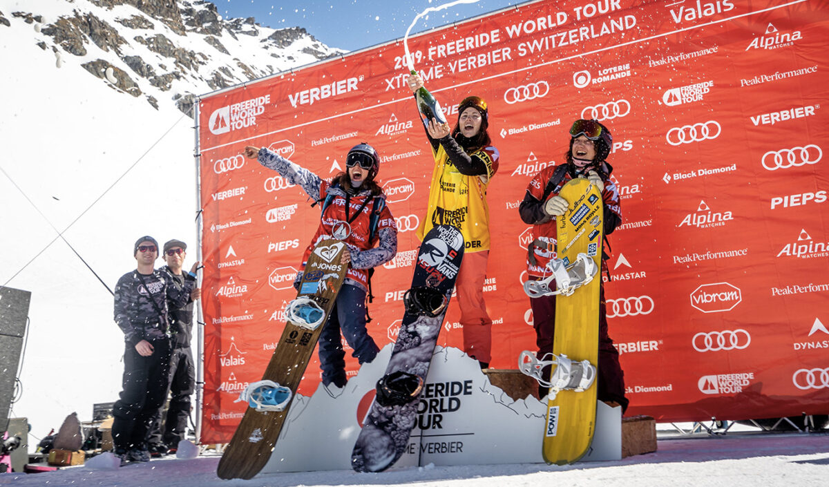 Marion Haerty championne du monde de freeride