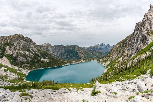 Lac de montagne aux USA