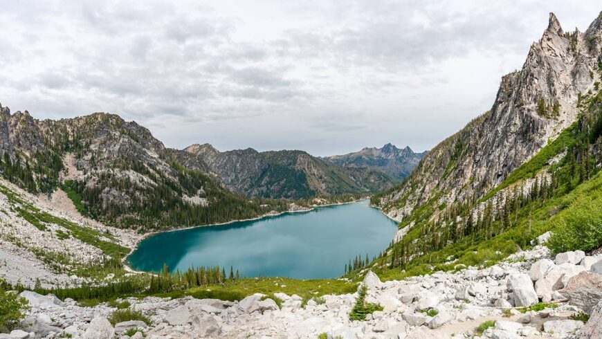 Lac de montagne aux USA
