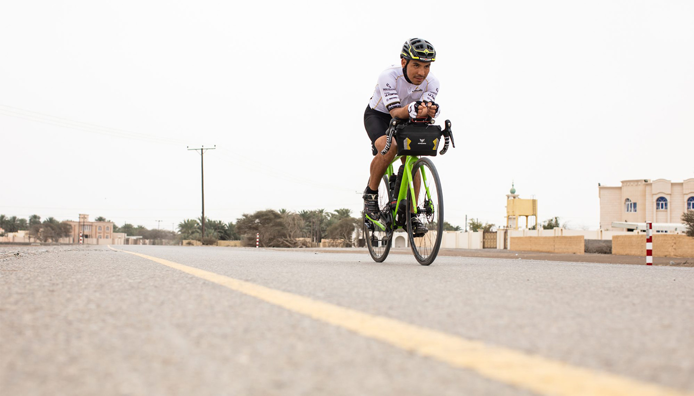 Rodney Soncco, vainqueur du Biking Man 2019 Oman
