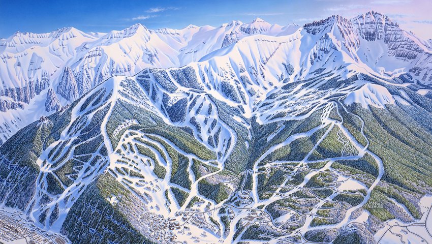 Tableau de montagnes