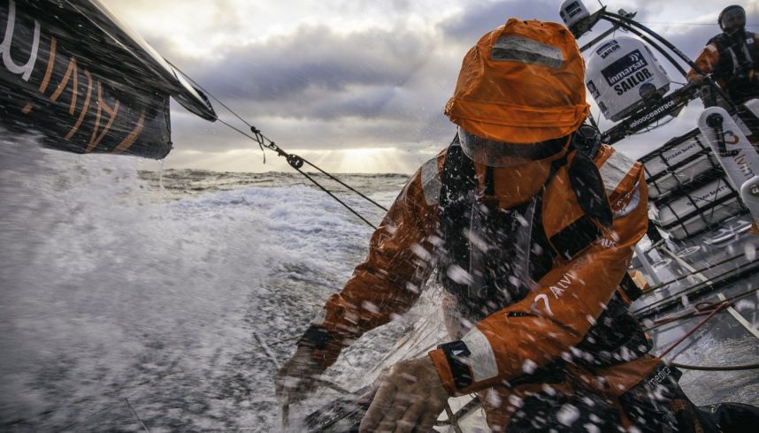 Le matériel du photographe Amory Ross sur la Volvo Ocean Race
