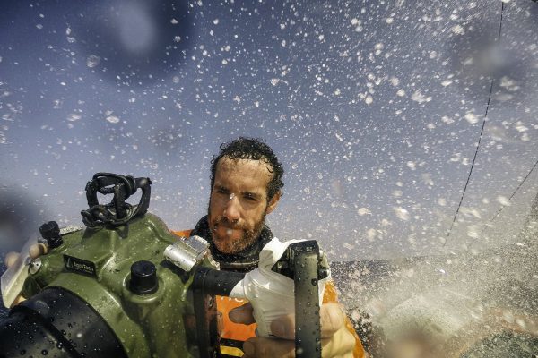 Le matériel du photographe Amory Ross sur la Volvo Ocean Race