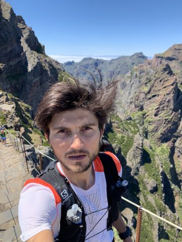 Pierre Le Clainche sur l'ultra trail de Madère