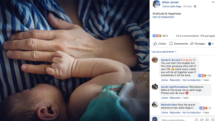 L'enfant de Kilian Jornet et Emelie Forsberg sera-t-il un champion