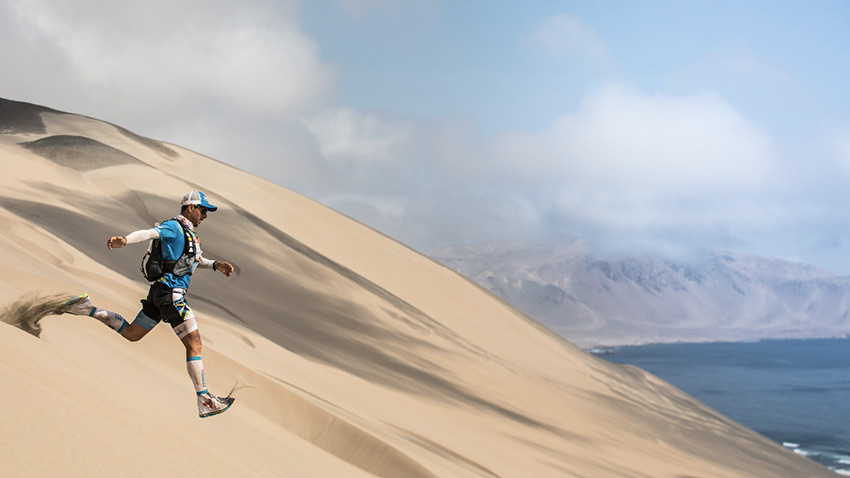 Julien Chérier au Marathon des Sables Pérou
