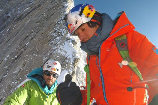 David Lama et Hansjörg Auer