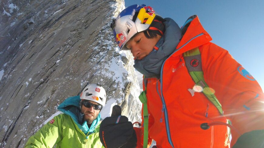 David Lama et Hansjörg Auer