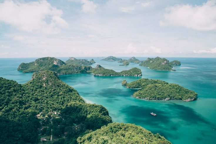 Le Parc national de Mu Ko Ang Thong en Thaïlande