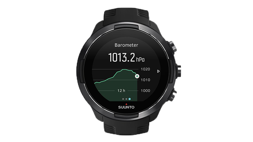 La Suunto 9 a un système barométrique