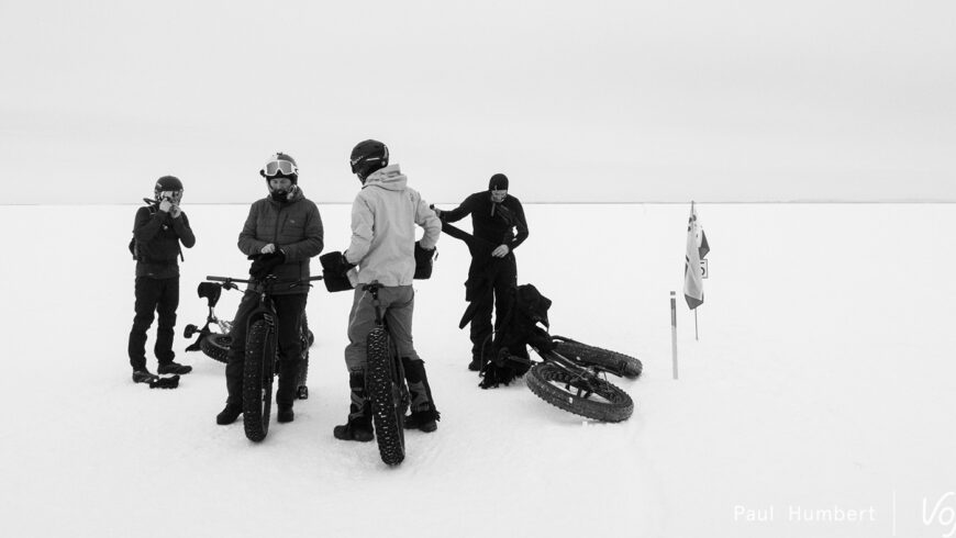 Traversée du Lac Saint-Jean en fatbike au Québec