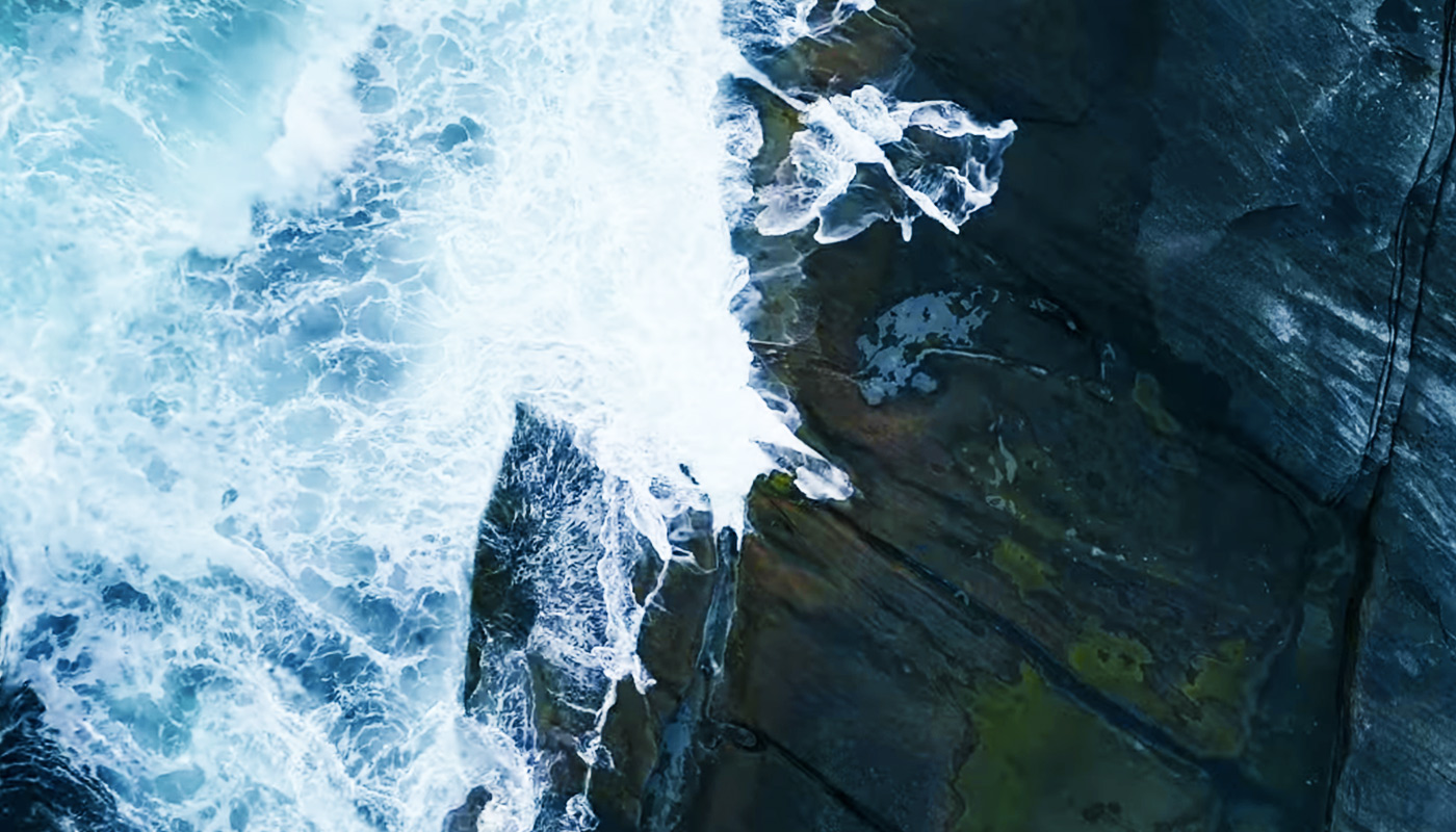 La nature filmée en drone