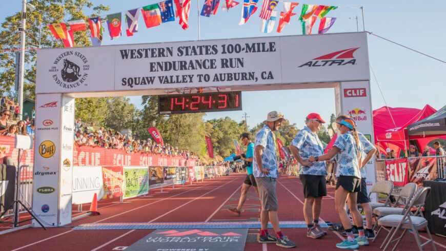 Ligne d'arrivée de la Western States 100-Mile Endurance Run