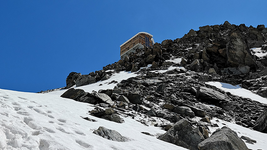 Refuge de Tête Rousse, mont Blanc