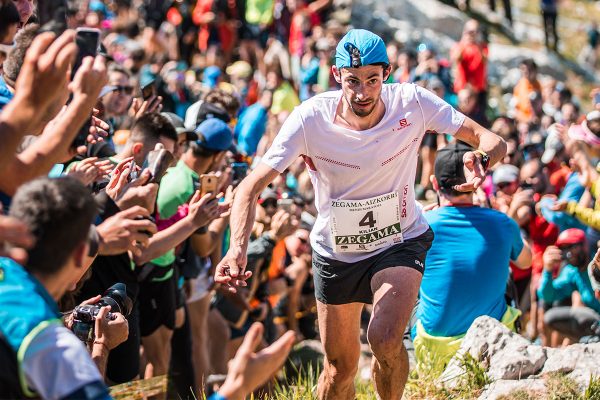 Kilian Jornet arrive en tête dans la montée mythique de Sancti Spiritu