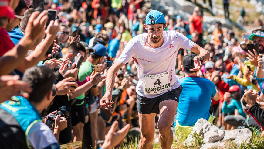 Kilian Jornet arrive en tête dans la montée mythique de Sancti Spiritu
