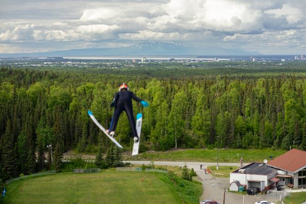 Saut à ski en Alaska