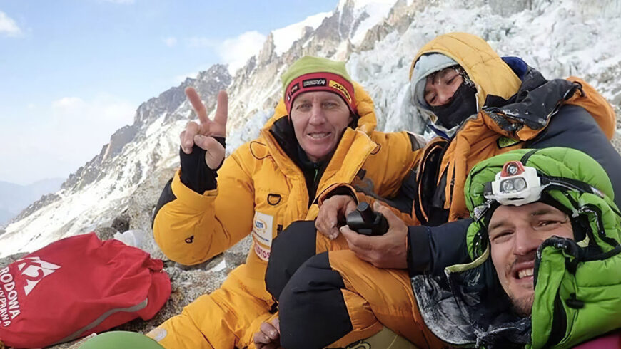 Denis Urubko, Élisabeth Revol et Adam Bielecki