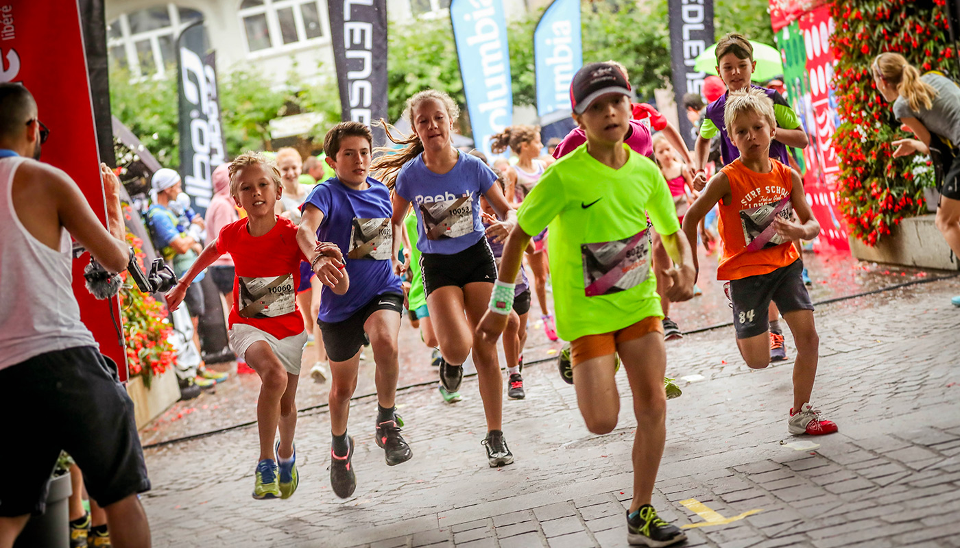 Course enfants au Montreux Trail Festival