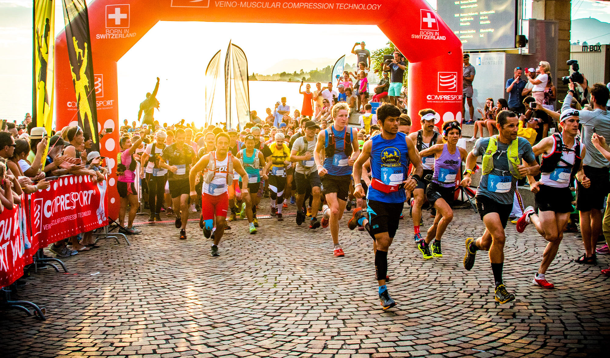Départ de la Freddy's night sur le Montreux Trail Festival 2018