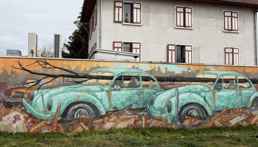 Fresque murale d'Opire à Annecy