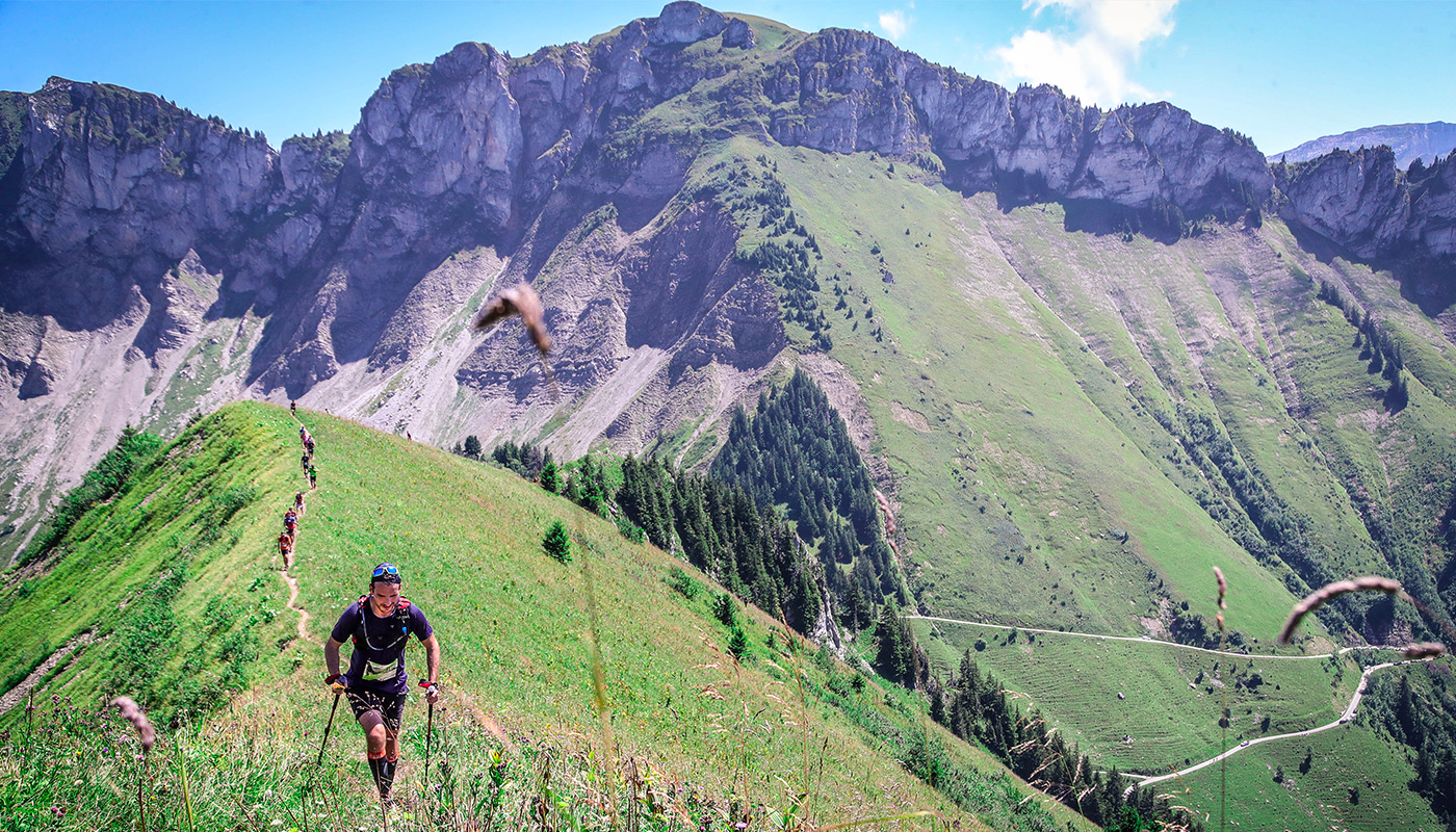 Panorama dans le valais suisse