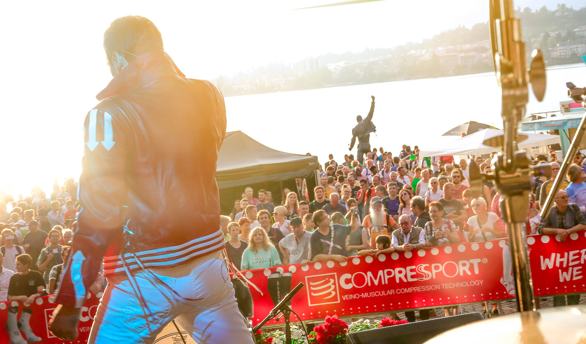 Concert de rock au Montreux Trail Festival