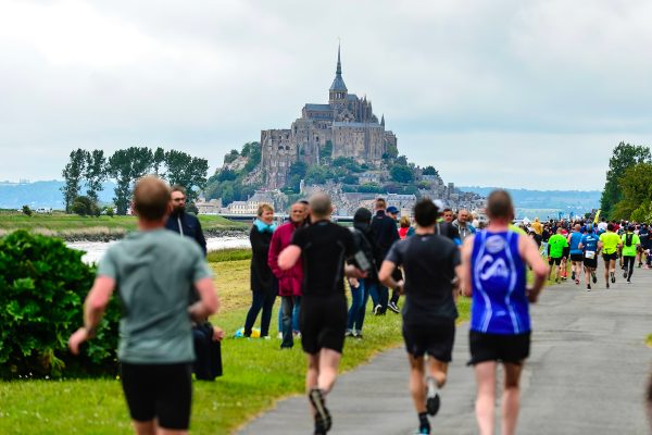 Vue sur le Mont Saint Michel depuis la côte