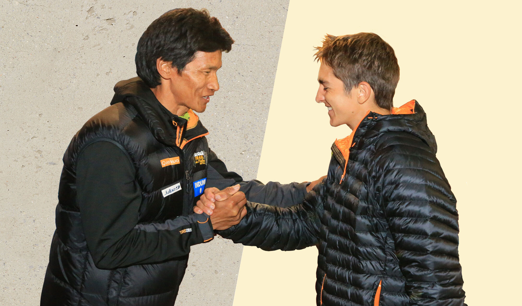 Dawa Sherpa et Xavier Thevenard