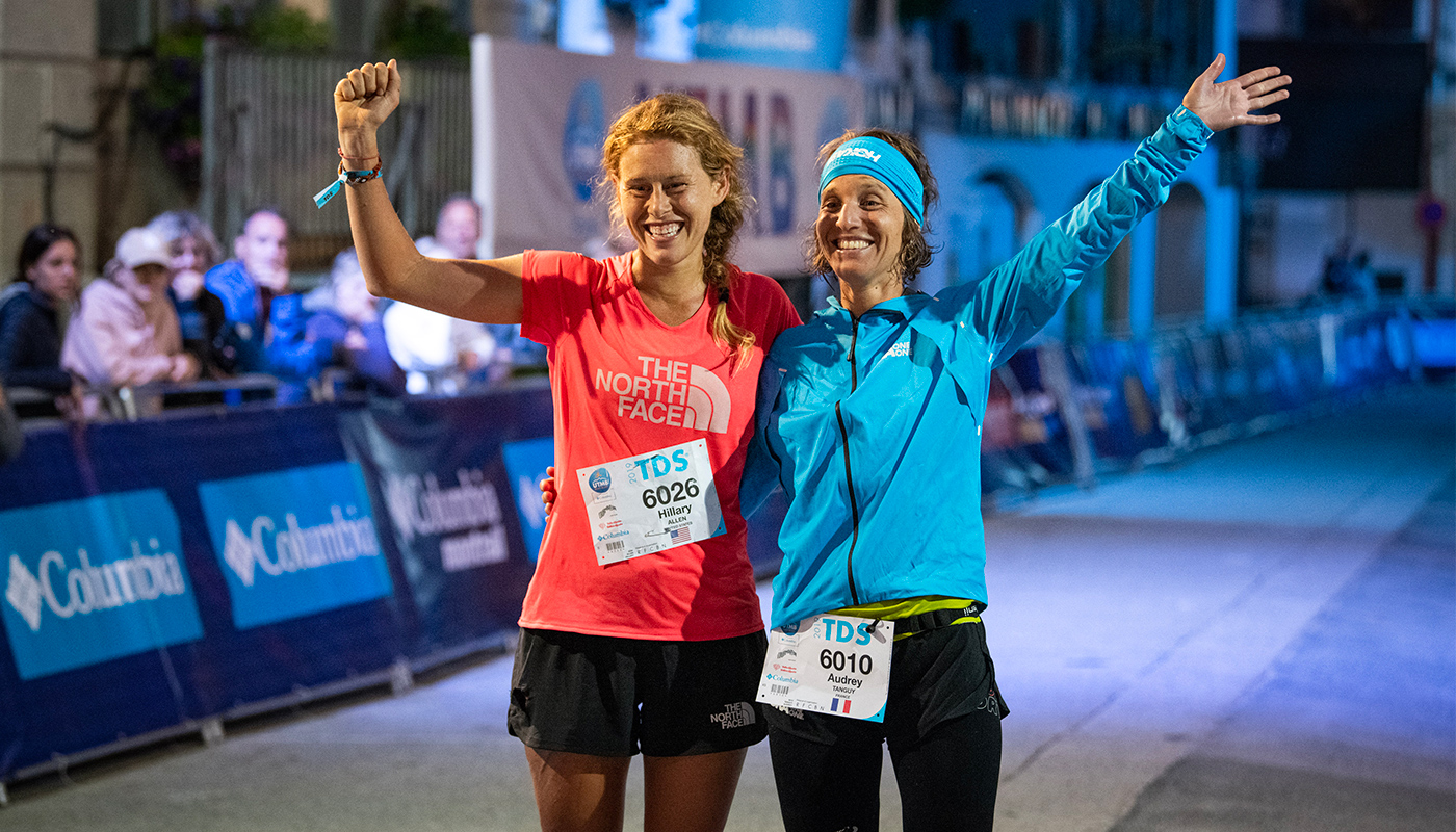 Audrey Tanguy et Hillari Allen, les deux premières féminines de la TDS / © PVerticale_T.Nalet