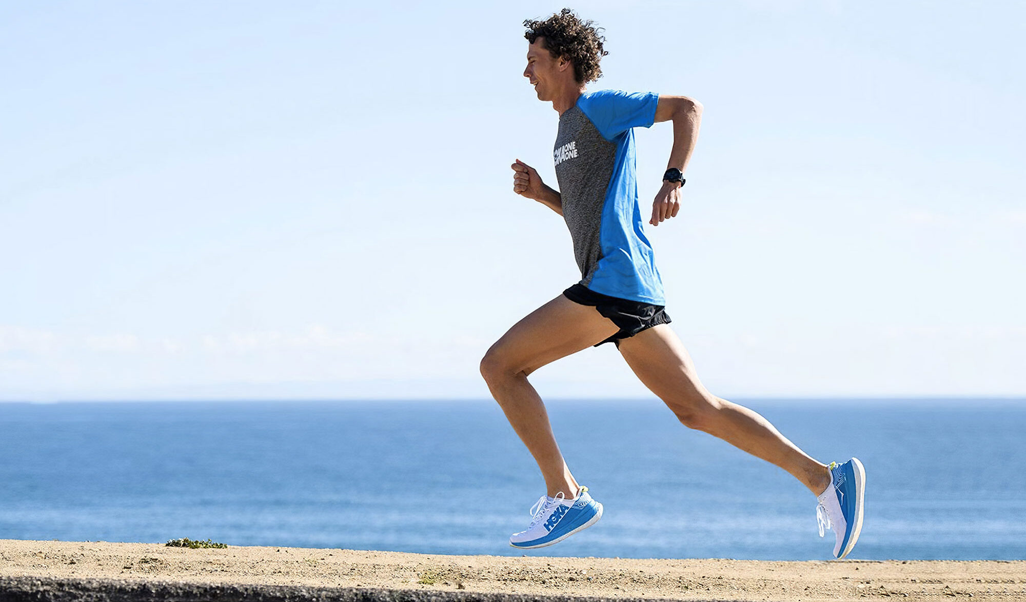 Jim Mosley en Carbon X Hoka One One