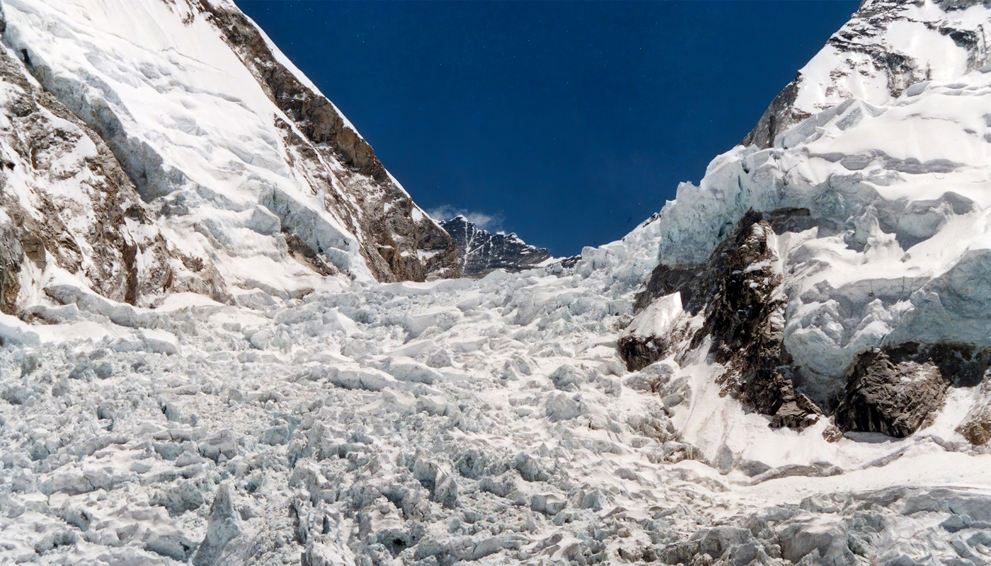 Cascade de glace de Khumbu