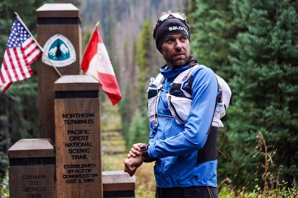 François d'Haene au départ du Pacific Crest Trail