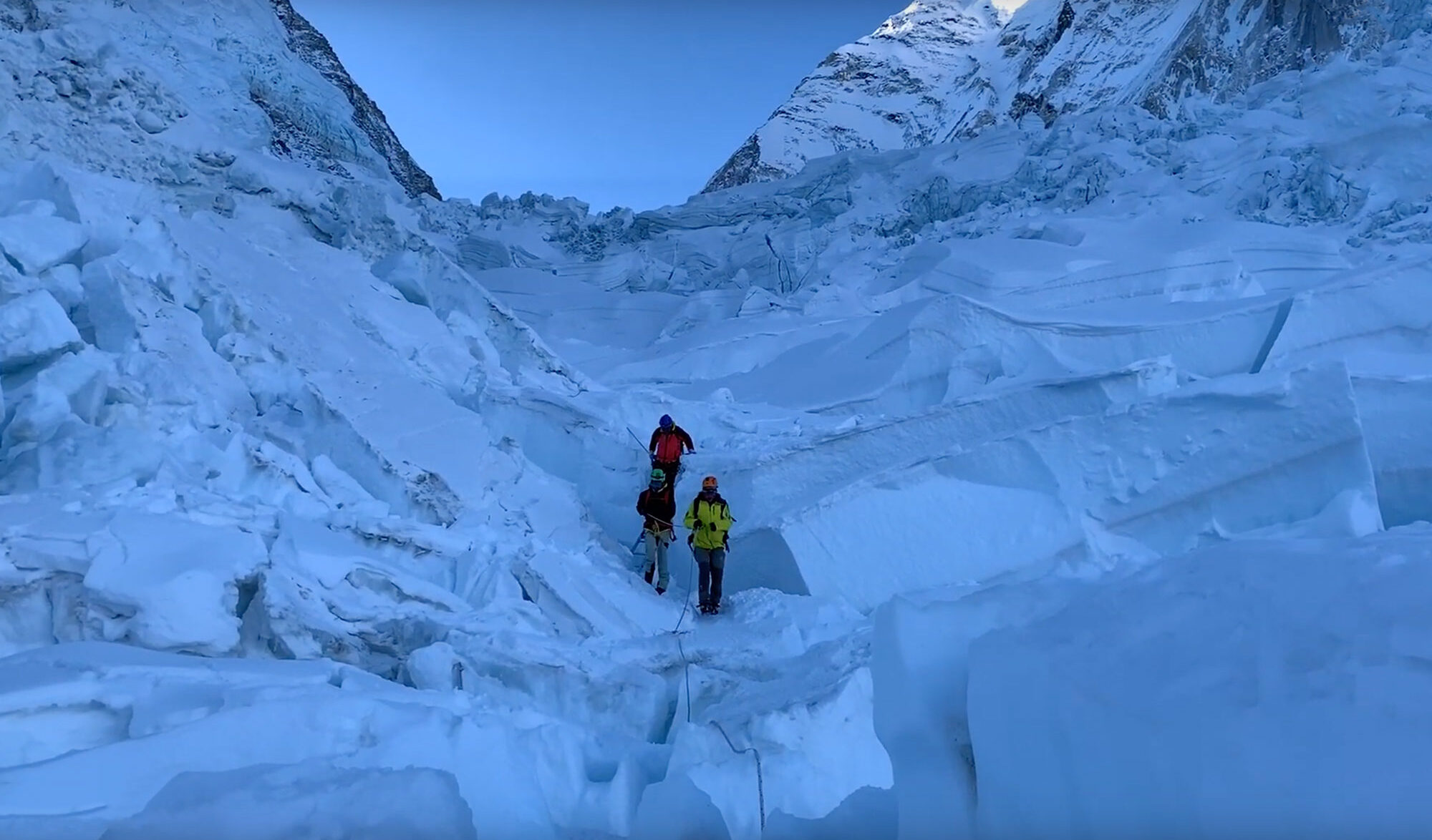 Cascade de glace du Khumbu