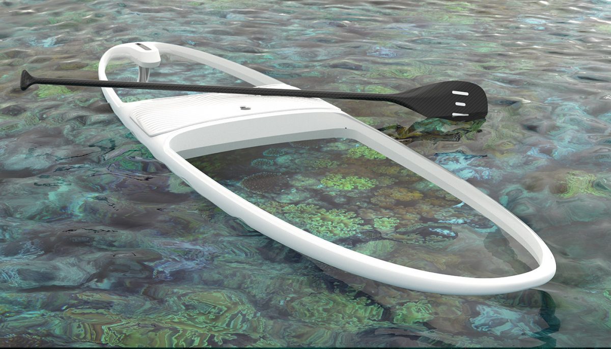 Paddle transparent