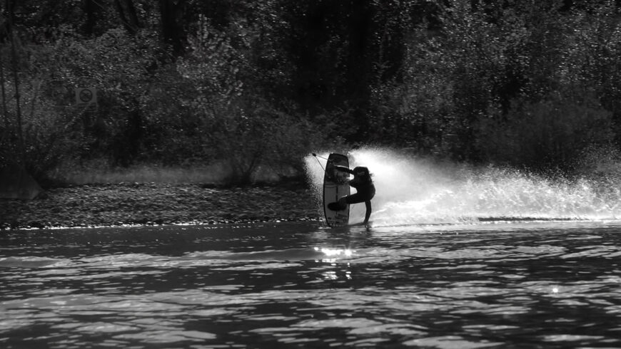 Loic Deschaux, champion précoce de wakeboard et de snow