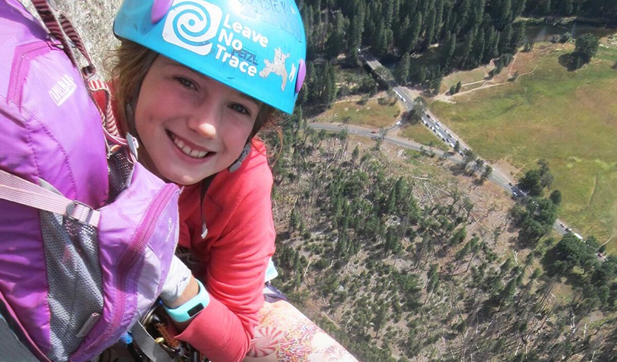 Pearl Johnson, 9 ans, plus jeune grimpeur a faire El Capitan