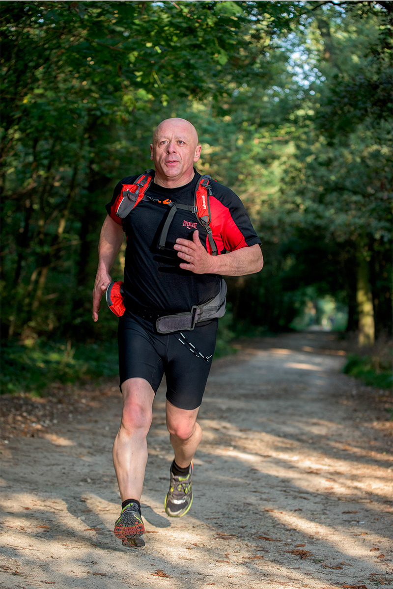 Thierry Marx en train de courir