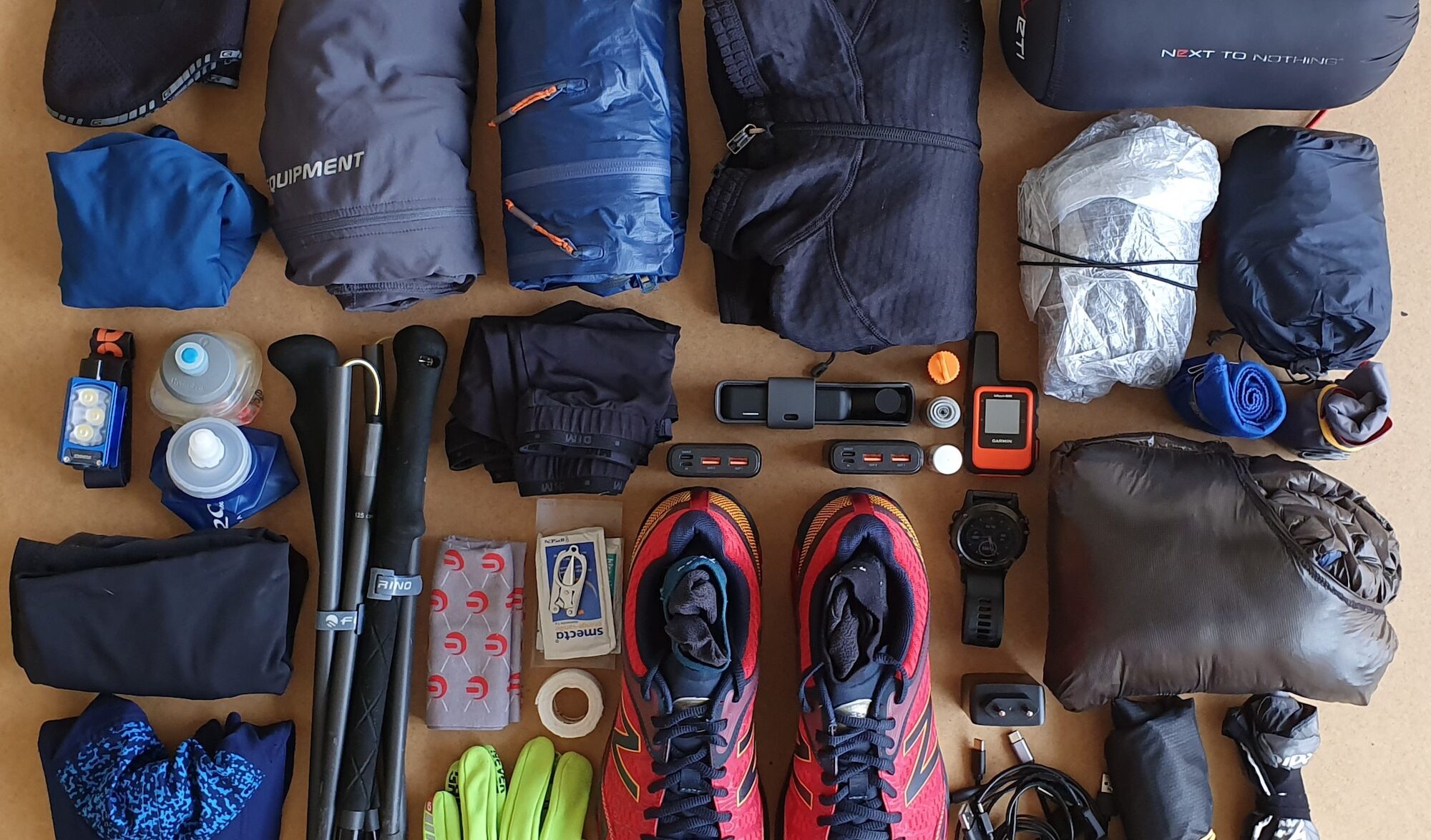 le sac du traileur Guillaume Arthus