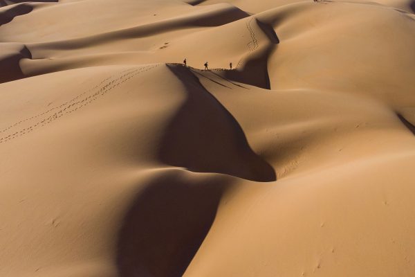 Trek dans le désert