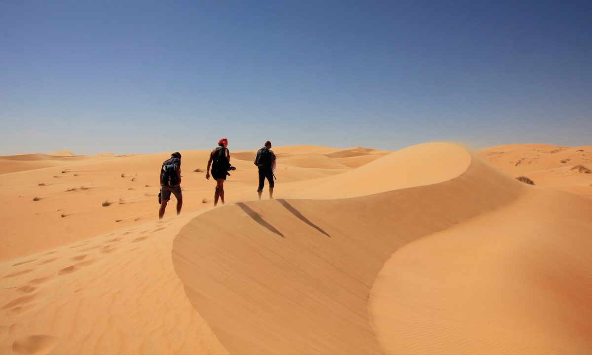 Trek dans le désert