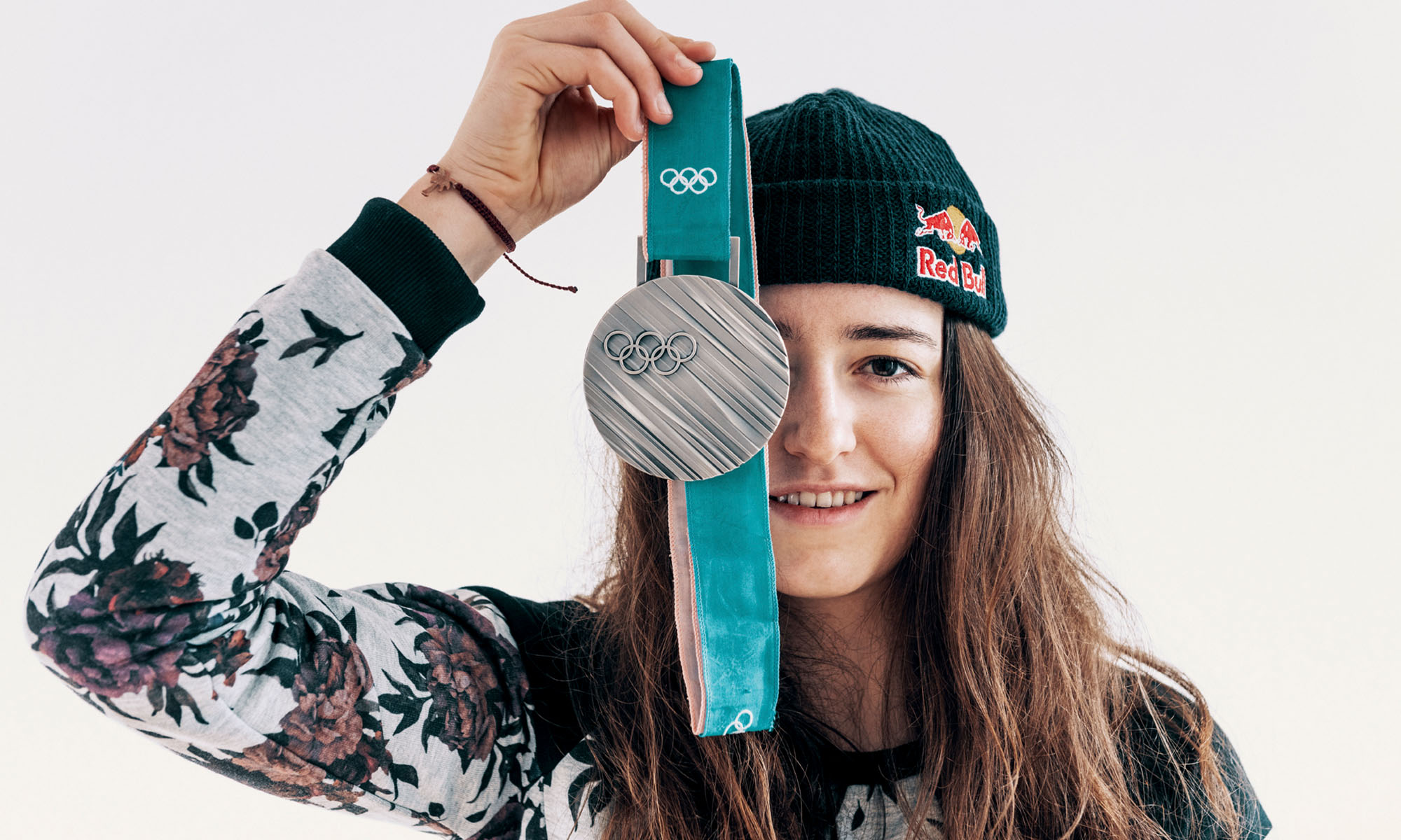 Mathilde Gremaud et sa médaille Olympique