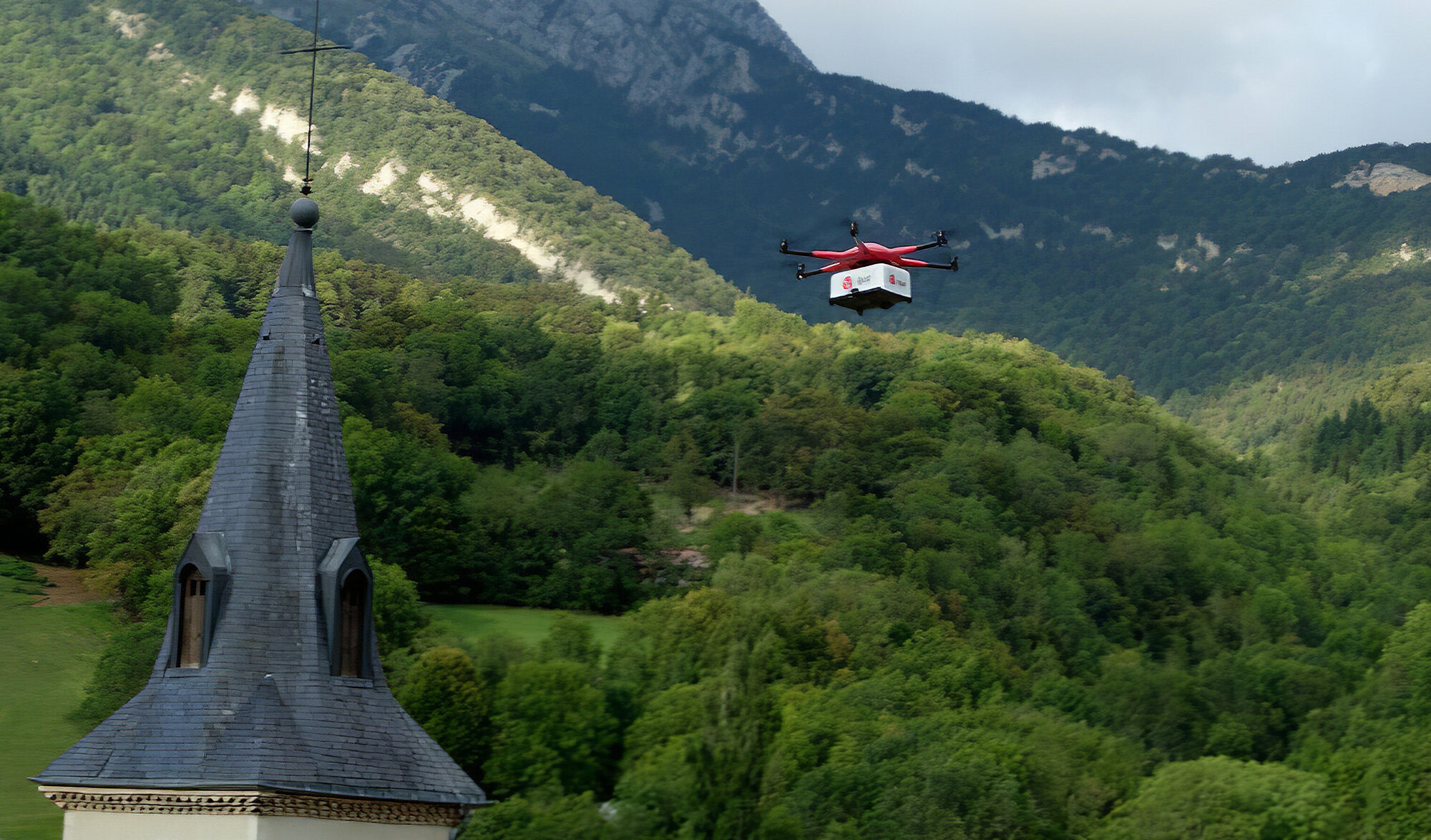 Drone DPD livraison