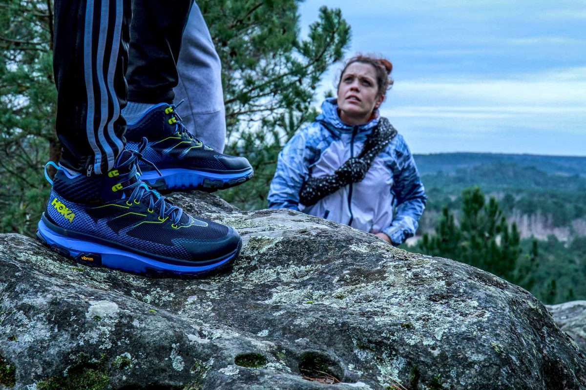 Les jeunes de l'association APART dans la forêt de Fontainebleau