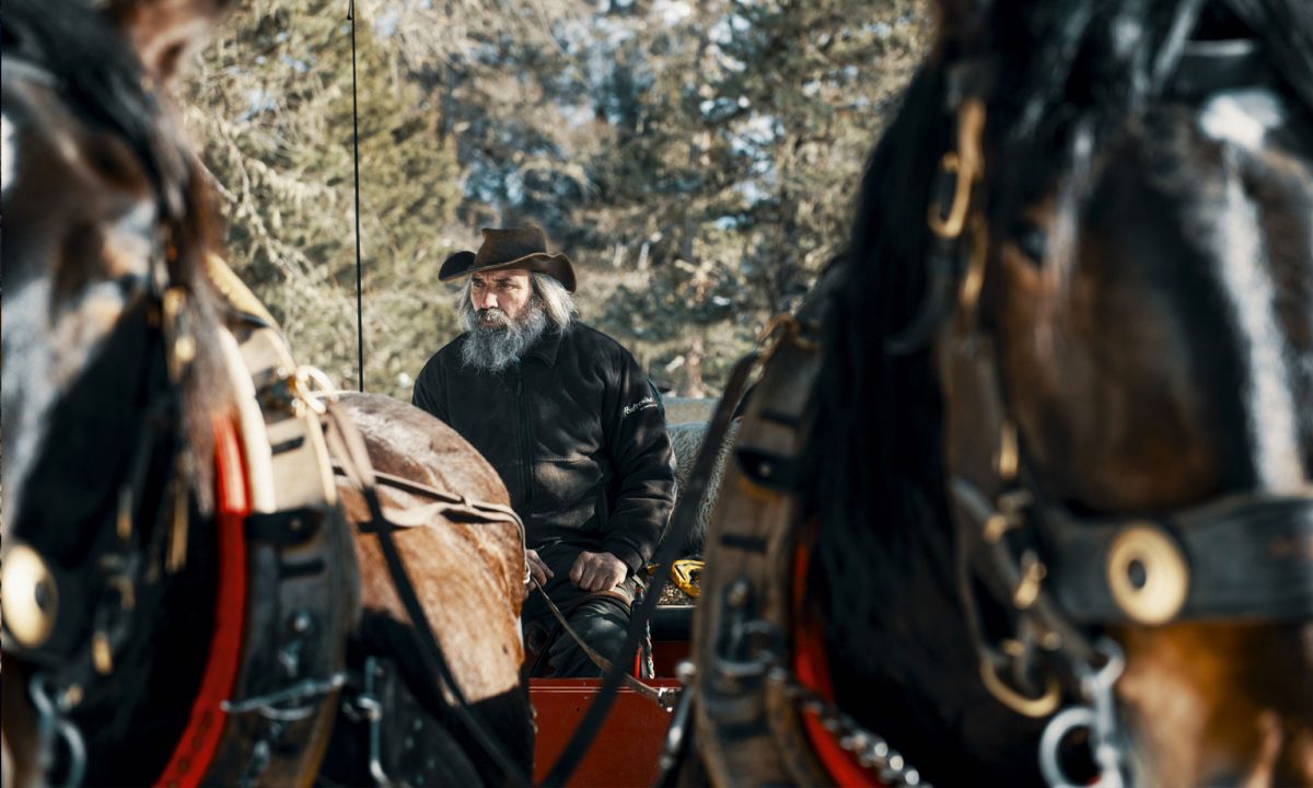 En traîneau à cheval dans le Val Roseg