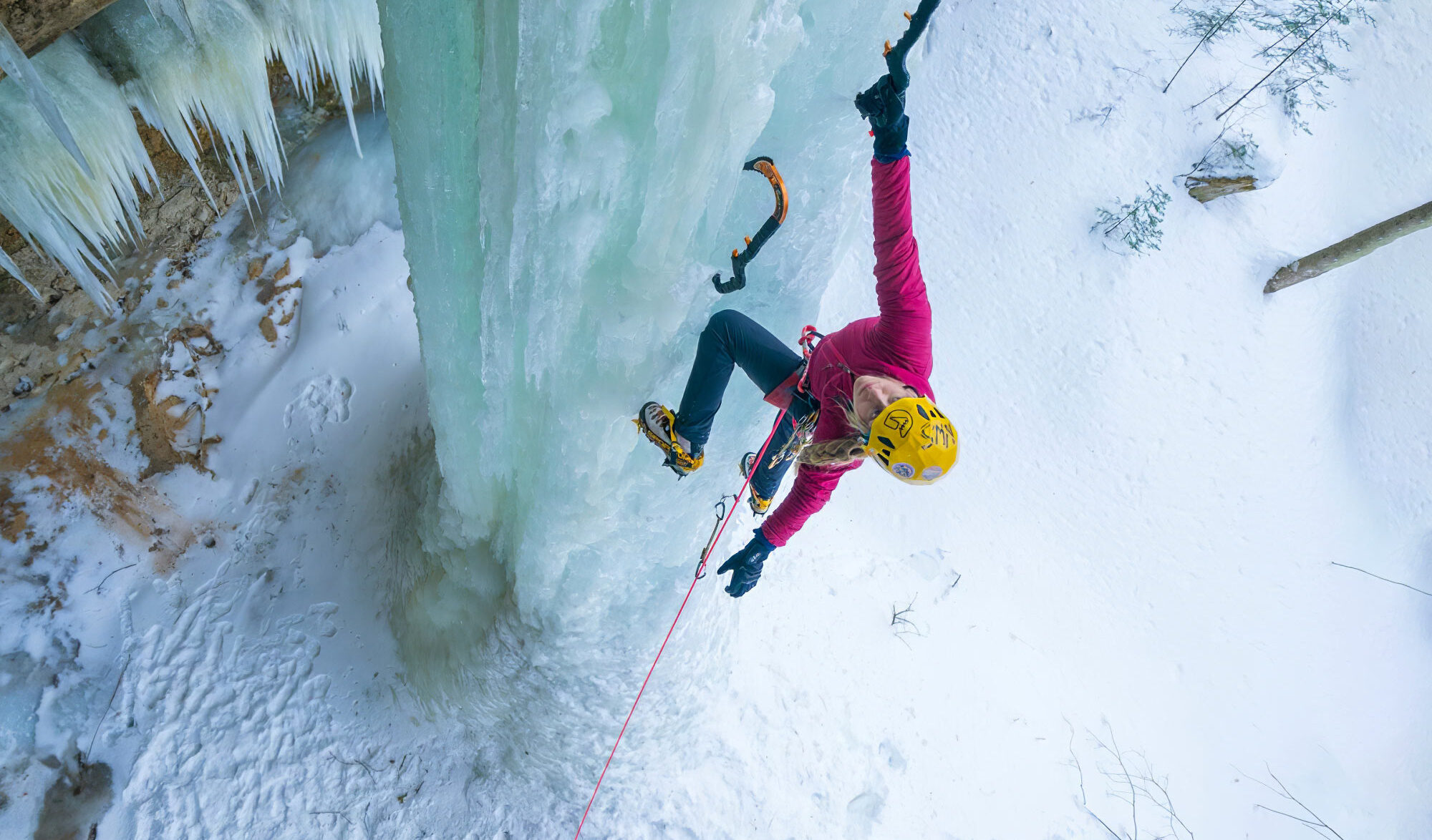 Escalade sur glace